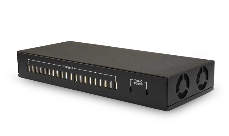 22ポートセルフパワー USB HUB LB-22HUB