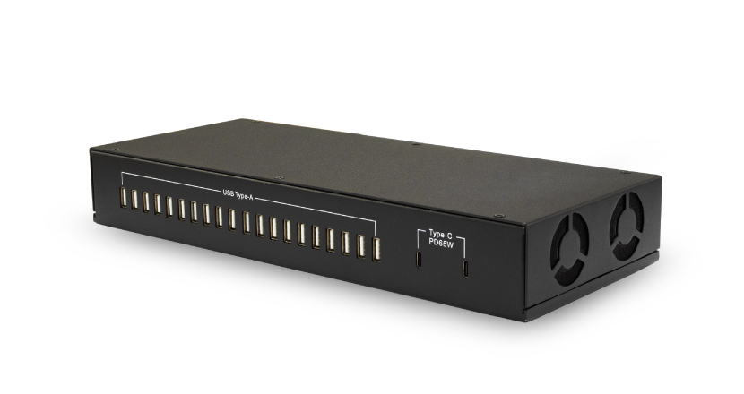 22ポートセルフパワー USB HUB LB-22HUB
